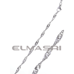 Edelstahl-Halskette 3EM76A