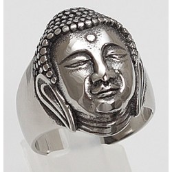 Edelstahlring Buddha (Stückpreis)
