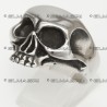 Edelstahlring Totenkopf (Stückpreis)