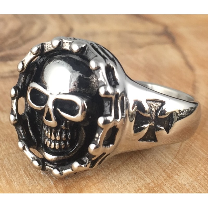 Siegel - Ring mit Totenkopf 49EM632