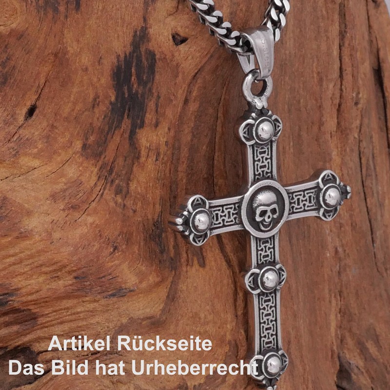 Kreuz mit totenkopf 26STA164 (Paketpreis)