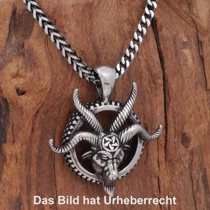 Pentagramm Symbol mit Ziegenkopf 26STA196 (Paketpreis)